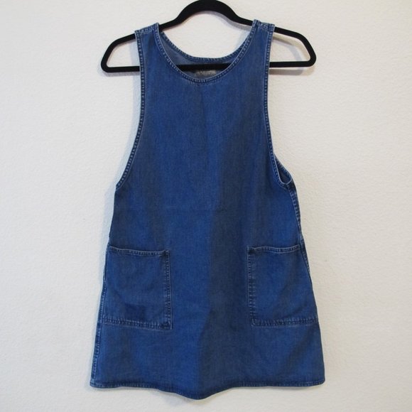 Denim Jean Sleeveless Dress - Picture 1 of 5